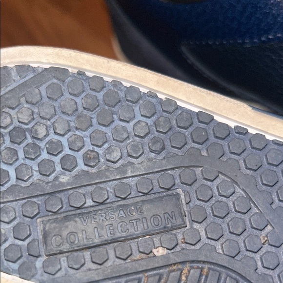 Versace Collection Men's Dark Blue Sneakers - Picture 6 of 7